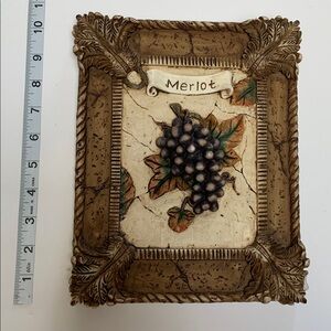 Rustic Grape Wall Plaque